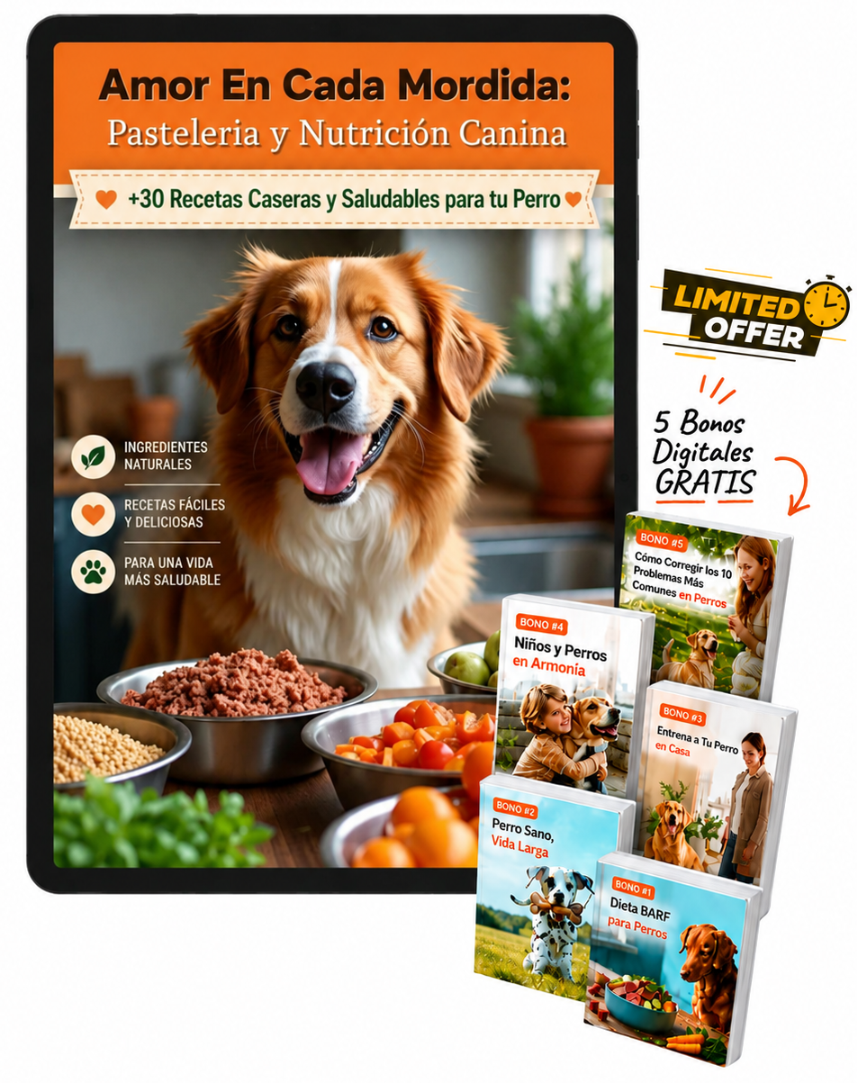 Libro Amor en Cada Mordida: Pastelería y Nutrición Canina